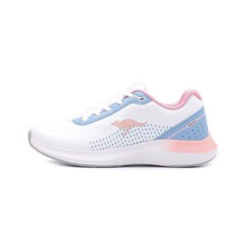 KANGAROOS RUN FLOW 2 輕量慢跑鞋 白粉藍 KW41666 女鞋 鞋全家福