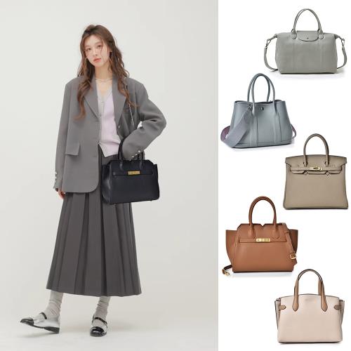 【A&L老工匠】真皮歐美時尚熱銷款柏金/花園/水餃側背包