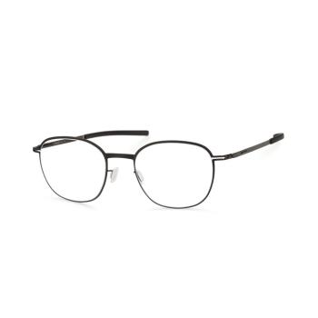 【ic! berlin】Vorias Black 德國薄鋼眼鏡 公司貨