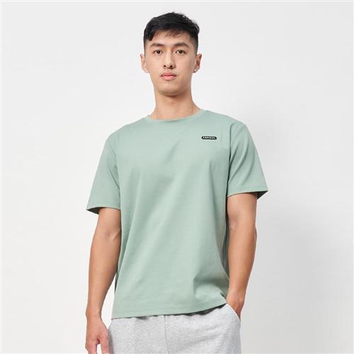 Kangol 男款 女款 淺綠色 中性 休閒 經典 圓領 涼感 排汗 T恤 上衣 短袖 6325102371
