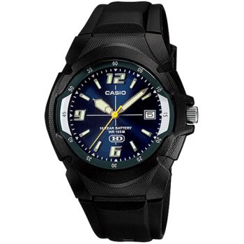 【CASIO】 新版超時玩家十年電量指針錶-藍 (MW-600F-2A)