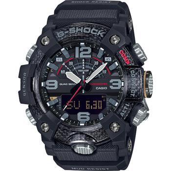 【CASIO 】G-SHOCK 碳纖維強化防塵和防泥設計藍芽錶-黑(GG-B100-1A)