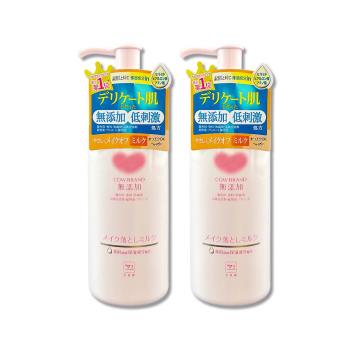 (2瓶超值組)日本COW牛乳石鹼-無新增植物性溫和潔淨滋潤卸妝乳150ml/粉瓶(乾濕皆宜,臉部肌膚洗淨,彩妝潔顏乳液,睫毛膏眼唇卸除,潤澤卸妝凝露)