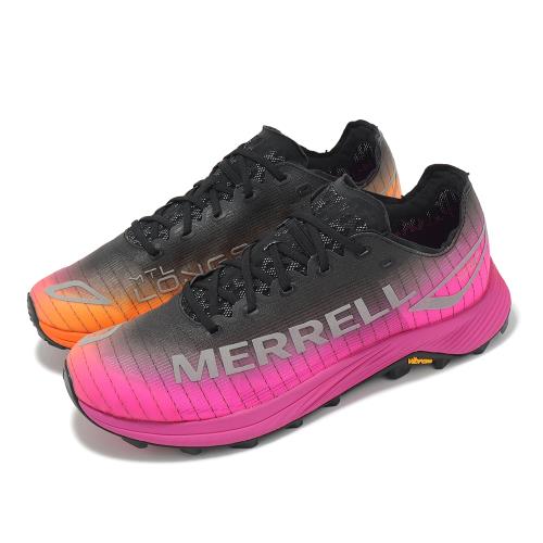 Merrell 越野跑鞋MTL Long Sky 2 Matryx 男鞋紫橘回彈橡膠大底