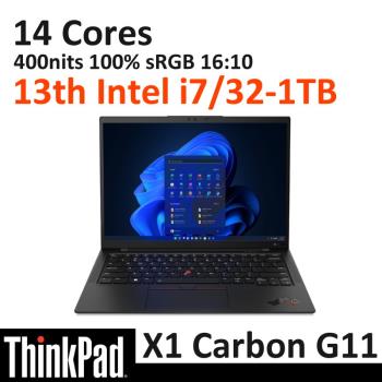 Lenovo 聯想 ThinkPad X1c 14吋輕薄筆電 i7-1370P/32G/1TB SSD/Win11 Pro/X1 Carbon G11