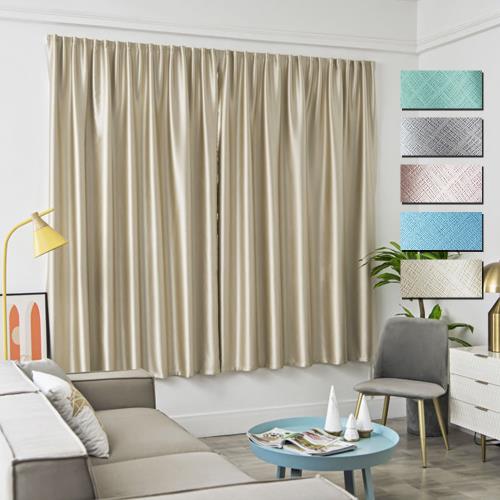 CS22 全遮光免打孔魔術貼自黏窗簾-寬1.5米*高1.5米