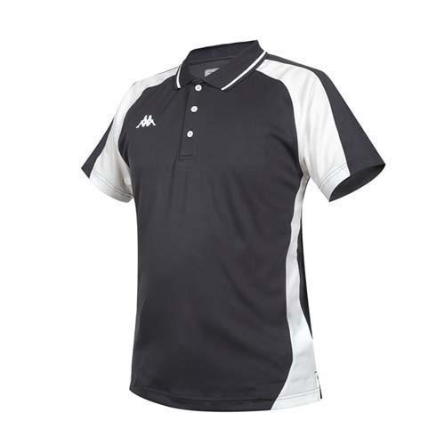 KAPPA 男女吸濕排汗短袖POLO衫-台灣製 運動 慢跑 上衣