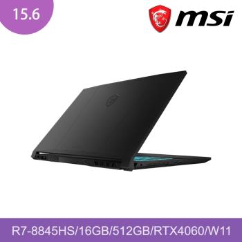 MSI微星 Katana A15 AI B8VF-433TW (R7-8845HS/16GB/512GB/RTX4060/W11) 15.6吋AI筆電