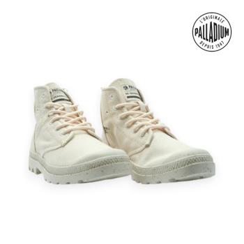 【PALLADIUM】PAMPA HI RE GENERATE有機棉高筒靴 中性款 奶油白 79128