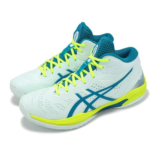 Asics 籃球鞋 GELHoop V16 S 男鞋 藍 綠 輕量 回彈 運動鞋 亞瑟士 1063A102400