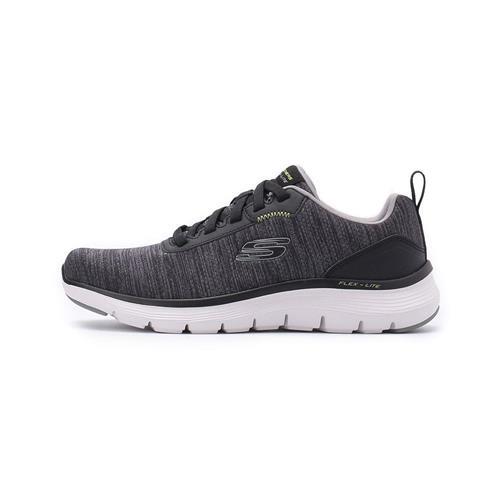 SKECHERS FLEX ADVANTAGE 5.0 寬楦綁帶運動鞋 黑 232823WBKLM 男鞋