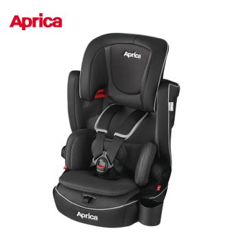 日本 Aprica Air Groove Premium 成長型輔助汽座 黑武士 送保護墊