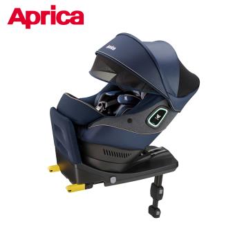 Aprica愛普力卡 Cururila Plus 360 Safety 型態迴轉式座椅型安全座椅 宇曠藍