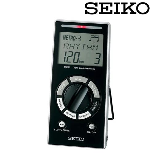 『SEIKO 精工』高準度大螢幕電子節拍器 SQ200 / 公司貨保固