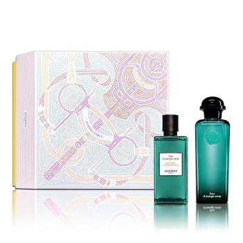 Hermes 愛馬仕 橘綠之泉古龍水 100ML香氛禮盒(古龍水100ML+洗髮沐浴膠80ML)
