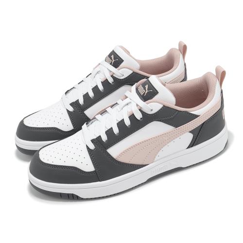 Puma 休閒鞋 Rebound V6 Low 男鞋 女鞋 深灰 粉紅 低筒 復古 39232827