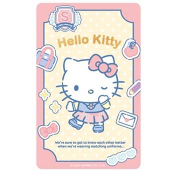 【悠遊卡】三麗鷗學院風悠遊卡-HELLO KITTY-受託代銷