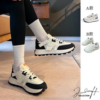 【J&H collection】多款韓版潮流拼接增高厚底老爹鞋 休閒鞋(現+預 共2款)