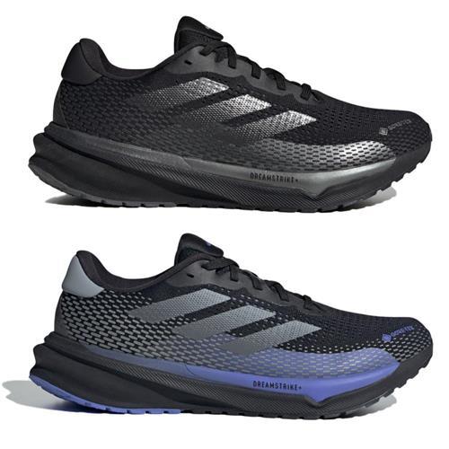 Adidas 慢跑鞋 男鞋 防水 SUPERNOVA GORE-TEX 黑/黑藍【運動世界】ID6306/ID6307