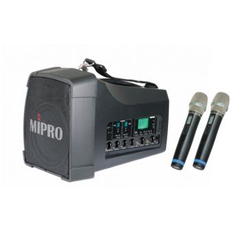 MIPRO MA-200D最新三代肩掛式5G藍芽旗艦型雙頻無線喊話器