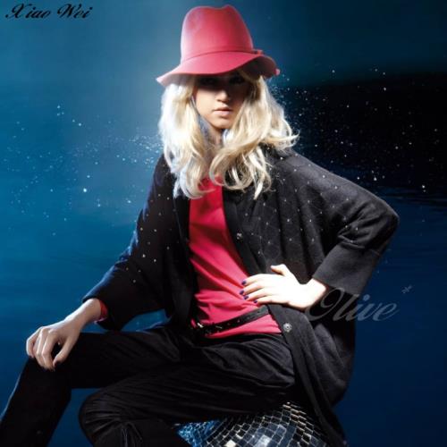 【CHENG DA】秋冬專櫃精品女裝時尚素雅羊毛外套NO.303514(出清款)