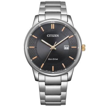 CITIZEN星辰 PAIR系列 簡約時尚 光動能腕錶 BM6977-70E