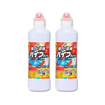 (2瓶超值組)日本Rocket火箭石鹼-AWAS排水管去油汙消臭濃縮凝膠清潔劑450g/瓶(廚房衛浴水槽疏通,U型管防堵塞淨味,免刷洗毛髮分解去黏液)