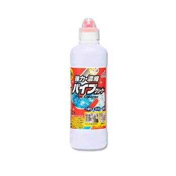 日本Rocket火箭石鹼-AWAS排水管去油汙消臭濃縮凝膠清潔劑450g/瓶(鹽素系廚房衛浴水槽疏通,U型管道防堵塞淨味,免刷洗毛髮分解去黏液)