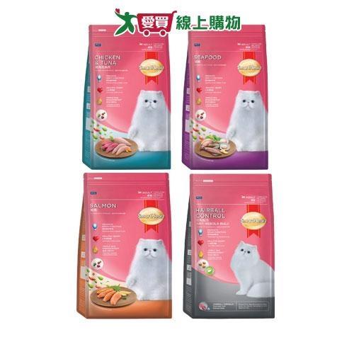 慧心貓糧系列(雞+鮪魚/海鮮/鮭魚/化毛配方)(1.1-1.2KG/包)【愛買】