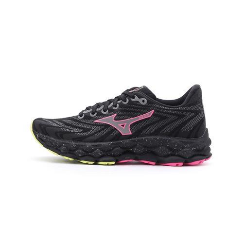 MIZUNO WAVE SKY8 慢跑鞋 黑桃 J1GC240206 女鞋