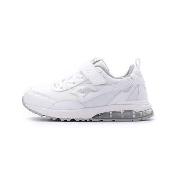 KANGAROOS K-RIDER WR 防潑水氣墊運動鞋 白 KK41789 中大童鞋 鞋全家福