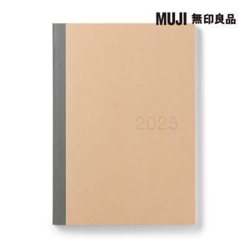 月週筆記本/2024年12月開始/米.A5【MUJI 無印良品】