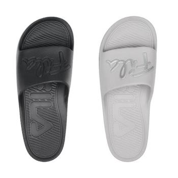 FILA 拖鞋 男鞋 女鞋 防水 黑/灰【運動世界】4-S931Y-000/4-S931Y-444