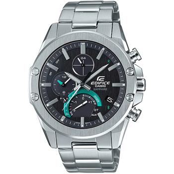 CASIO EDIFICE 太陽能智慧藍芽計時錶/黑/EQB-1000D-1A