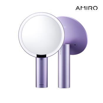 【AMIRO】Oath自動感光LED化妝鏡-愛意信使禮盒-暮山紫 /美妝鏡/化妝鏡/LED鏡/led智能觸控化妝鏡/環形補光化妝鏡/補妝鏡/情人禮物