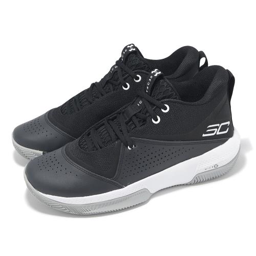 Under Armour 籃球鞋 SC 3Zero IV 男鞋 黑 低筒 緩震 Curry子系列 UA 3023917001