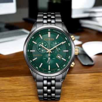 CITIZEN 星辰 Eco-Drive 光動能計時腕錶 手錶 男錶-AT2576-50X