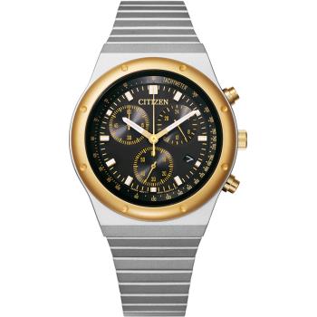 CITIZEN 星辰 光動能復刻計時腕錶 男錶 手錶-AT2544-64E