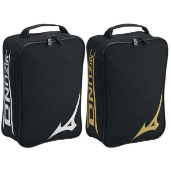 Mizuno 美津濃 鞋袋 手提袋 臺灣製 黑白/黑金【運動世界】33TMB51326P/33TMB51353P