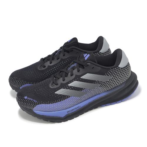 adidas 防水慢跑鞋 Supernova M GTX 男鞋 黑 藍 緩震 反光 Gore-Tex 愛迪達 ID6307