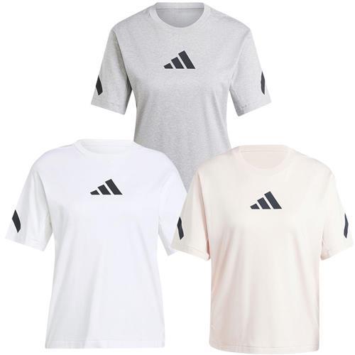 Adidas 短袖上衣 女裝 Z.N.E. 灰/白/粉【運動世界】JD9590/JE7857/JF4781