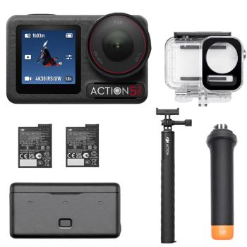 含256G U3高速卡~ DJI 大疆 Osmo Action 5 Pro 暢拍套裝+潛水套裝(公司貨)
