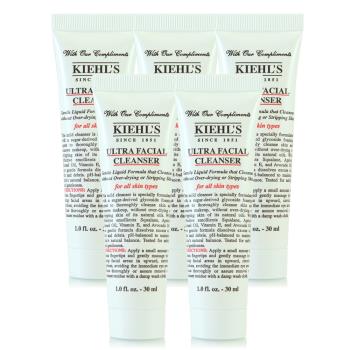 KIEHLS契爾氏 冰河保濕潔面乳30ml*5 (正統公司貨)