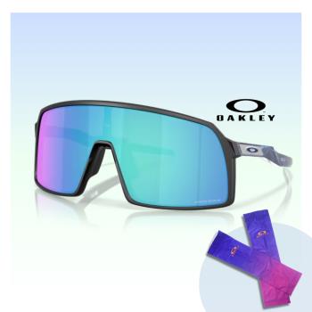 【Oakley】Sutro 運動太陽眼鏡(OO9406A-50 Prizm Sapphire 鏡片)