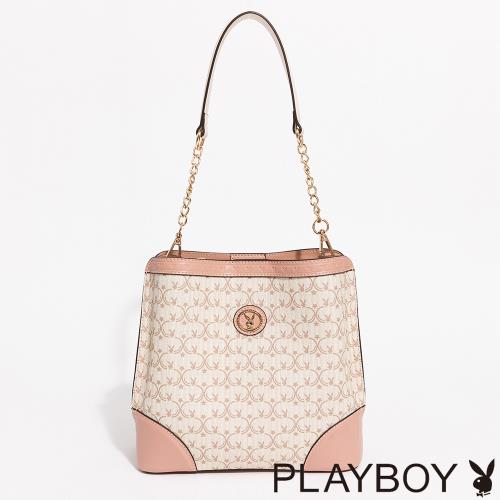 PLAYBOY - 水桶包 MilkshakeBunny系列 - 粉色