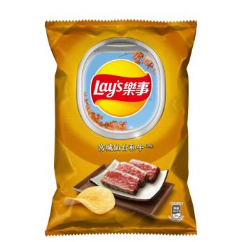 樂事宮城仙台和牛口味洋芋片85G/包
