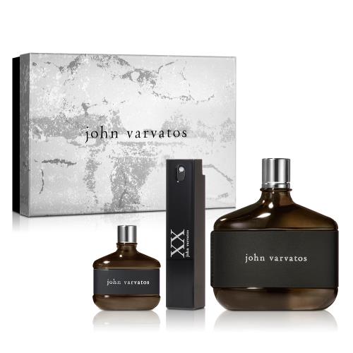 John Varvatos 經典同名男性淡香水禮盒(經典同名15ml+125ml & XX經典光芒17ml)