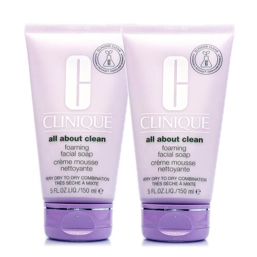 CLINIQUE倩碧 三步驟洗面慕斯150ml(贈品標) - 正統公司貨