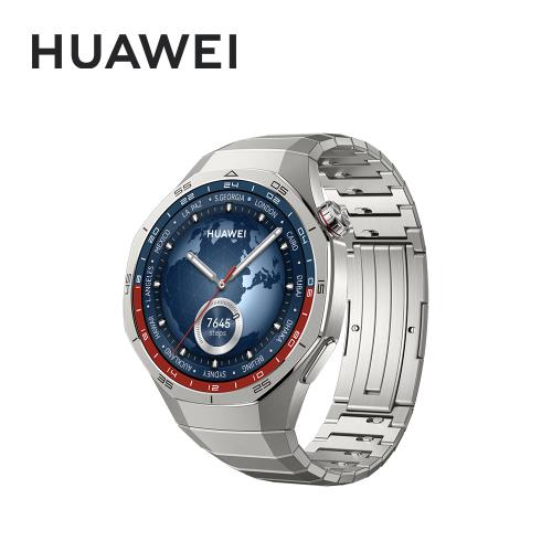 【贈11好禮】HUAWEI Watch GT5 Pro 46mm 運動健康智能手錶 經典款｜鈦空銀