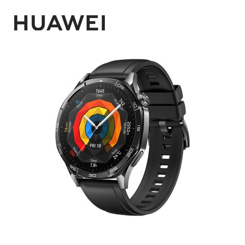 【8好禮組】HUAWEI Watch GT5 46mm 運動健康智能手錶｜幻夜黑